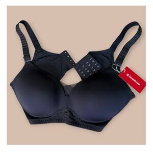 SonaShape New Black Padded Wireless Seamless Lifting Bra Size 2XL Adjust Strap